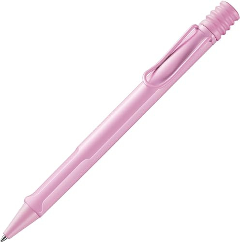 Lamy safari lightrose - Ballpoint Pen with ergonomic grip & line width M - for pleasant long writing - made of robust ASA plastic – including large capacity refill M 16 in black