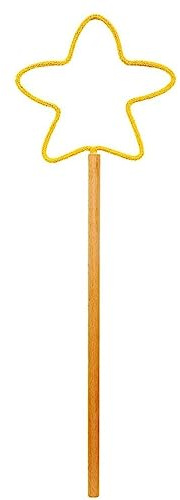 Peter Pat Seifenblasen-Stäbe Stern Seifenblasen Set für Kinder Handgemachte Seifenblasenringe für Kindergeburtstag Seifenblasenring Riesenseifenblasen Outdoor Bubble Sticks