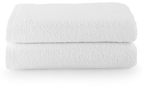 Top Towel – Toallas Baño Grandes Ducha (2 Piezas): Toallas Ducha Suaves y Absorbentes – Algodón 100%, 400 g/m², Sin Pelusa