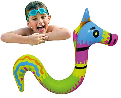 Genikeer Tierschwimmbad-schwimmendes Spielzeug | Poolnudel | Schwimmnudeln Für Kinder | Pool-Nudel Zubehör, Aufblasbares Schwimmbad-Float Für Kinder Zum Schwimmen Lernen, Baden Oder Aquasport