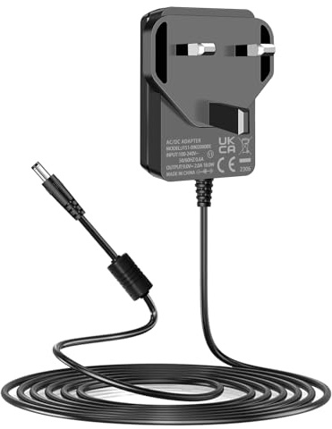 9V for Crosley Record Player Power Cord, 9V 2A Power Supply