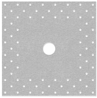 Isolbau Perforierte Wandmanschette P3 Grau - 1 Stück 120 mm Dichtband - Wasserdichte Manschette für Sanitär, Dusche, Bad, Fliesen, Abdichtung Dichtmanschette für Innen- & Außenbereich