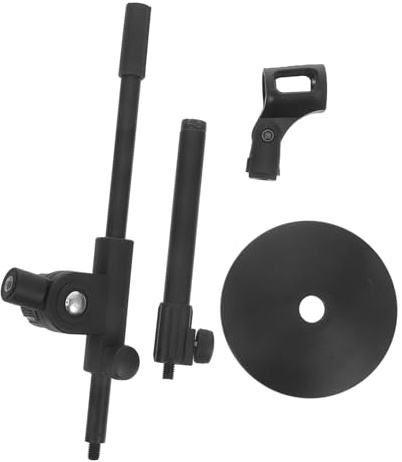 Generic Verstellbarer Tisch-mikrofonständer Mit Teleskopischer Unterstützung Und Universeller Mikrofonhalterung Für Studioaufnahmen Und Gaming Stabil Und Langlebig
