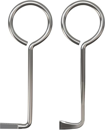 Dietrich Set, 2 Stück Profi Buntbartschlüssel, Bartschlüssel Dietrichset, Öffnet nahezu jede Tür, Universalschlüssel für Zimmertüren, Zimmerschlüssel Türöffnungswerkzeug Bunt Bart