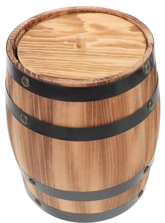 KOMBIUDA Cubo Para Guardar Vajilla De Madera Vintage Organizador De Almacenamiento De Utensilios Para Cocina Soporte Para Cubiertos Que Ahorra Espacio Hogar Oficina y Camping