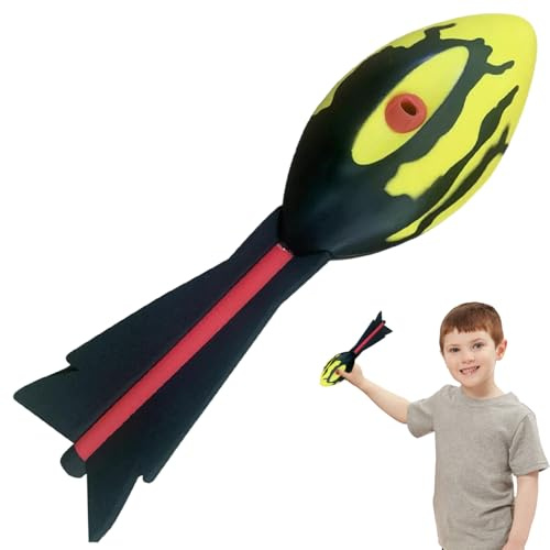 Jorzer Lancez des Jouets PU Mousse aérodynamique de fusée de fusée Lancement pour Longue Distance Jette des Cadeaux Jouets en Plein air pour Les Sport pour Enfants 2
