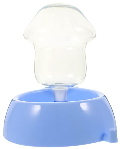 JUMPLAWN Automatischer Hunde Wasserspender Praktischer Trinkbrunnen 500ml aus Kunststoff mit Transparentem Behälter und Leicht zu Reinigendem Design für Haustiere im Innenbereich