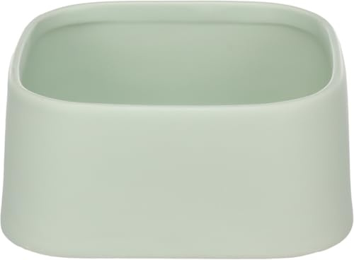 Hundenapf Keramik – eckig – 900ml – pflegeleicht & stabil – grün – Flamingo