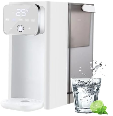 Instant Hot & Cold Water Dispenser, 3L Water Purifier, 2000W Fast Boil, 3 Seconds Quick Heating with LED Touch Screen for Home Office