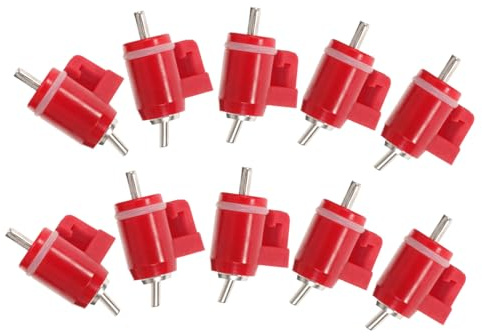 GAROZATION Geflügeltränkenippel Automatische Hühnertränke Für Eimer Abnehmbar Leicht Zu Reinigen Rote Tränkenippel Für Hühner Wachteln Tauben Und Geflügel