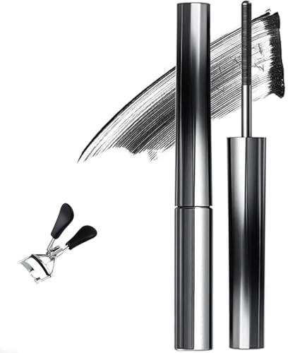 Faccelove's Ironeye Mascara, Iron Eye Wand Mascara, Facelove, 3D Curling Eyelash Iron Mascaras Stick, Waterproof, Long-Lasting and Smudge-proof (Black)