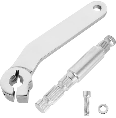 MOCODUO Motorcycle Stainless Steel Inner Shifter Lever Shaft Kit, Inner Shift Rod Lever Compatible with Harley Touring Electra Glide Road Glide Road King Street Glide 2017-2026 Chrome