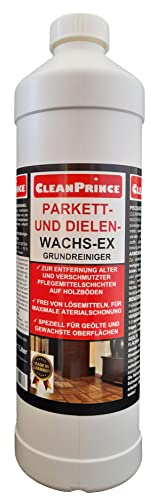 1 Liter / 1000 ml Wachs-Ex Wachsex für Parkett und Dielen Cleanprince Wachsentferner Schichten Schichtenlöser Schichtenentferner flüssig