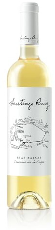 Vino Blanco Santiago Ruíz Albariño de O Rosal - D.O. Rías Baixas - 6 Botellas x 75cl
