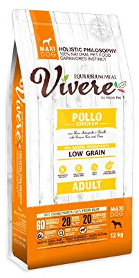 misterpet Vivere Low Grain Adult Gluten Free Pollo Maxi 12 kg