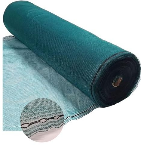 Windbreak Netting, Green Net For Garden - 50% Wind Reduction - 40% Shade With Eyelets - Garden Privacy Netting For Plant Protection, Heavy Duty Windbreak - Ideal For Greenhouses (50m, 2m)