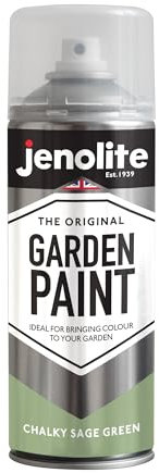 JENOLITE Directorust Chalky Spray Paint | SAGE GREEN | 400ml | Multi-Surface Chalky Finish Spray Paint | Ideal For Furniture, Ornaments, Picture Frames | Interior & Exterior Use | RAL 7494C