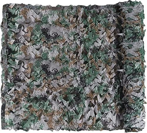 ANGUOEY Camouflage Nets Woodland Camo Netting Camo Tarp Große Tarnung Netting Militärüberschüssiger Roll for Jagdparty Dekoration Sonnenschutz Ente Blinding Outdoor Camping
