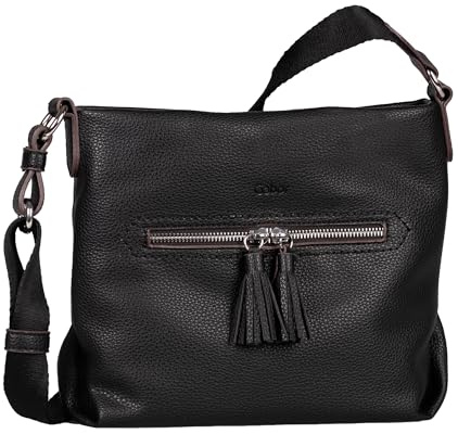 Gabor bags Anthina Damen Umhängetasche Crossbody Bag Mittelgroß Schwarz