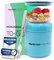 NetroxHome - Müslibecher To Go mit Löffel, Auslaufsicherer Joghurtbecher To Go aus Edelstahl, Lunchbox, Müslibecher - To Go Becher für Müsli, Joghurt, Porridge, Suppen - Müsli To Go Becher - Kinder