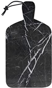 Tabla de cortar de primera calidad, tabla de cortar de mármol hecha a mano, tabla de cortar grande con asas para el hogar y la cocina, gran regalo para amantes de la cocina, tabla de cortar para