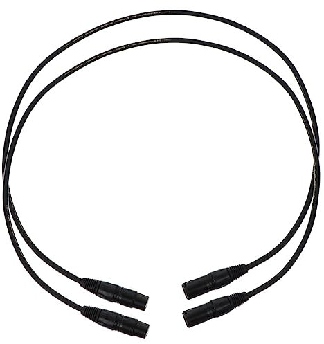 Toyvian 2stücke Xlr-mikrofonkabel Stecker Buchse Xlr-kabel für Mikrofone Lautsprecher und Studioanlagen Mikrofonkabel Xlr-kabel für Beschallungsanlagen