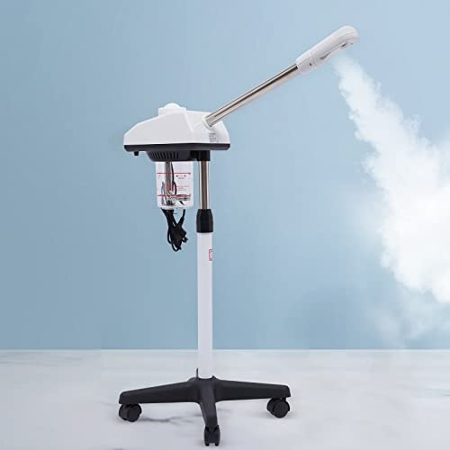 BJTDLLX 750W 220V Gesichtsdampfer Dampfgerät Professionell Gesichtssauna Salon Gesicht Dampfgerät Schönheit 180° Drehbaren Facial Steamer Bedampfer Gesichtsdampfspray