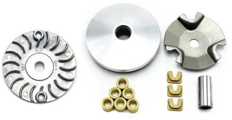 Variomatik + Riemenscheibe + Variogewichte Set passend für Yamaha Aerox, Neos, Giggle & MBK Nitro, Ovetto, Booster X 50 4T – Ø 94,5 mm