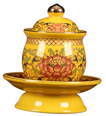 PHENOFICE Dekorativer Wasserbecher Aus Keramik Mit Buddha- Vielseitiger Teebecher Für Meditation Und Zen-dekoration Für Buddhistische Praktiken