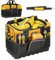 WINHUNT Borsa porta attrezzi a bocca aperta, resistente, organizer per attrezzi da elettricista, con base rigida impermeabile, giallo/nero, 40,6 cm