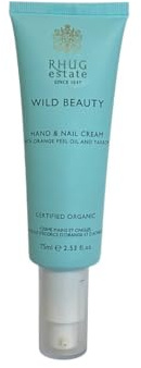 Rhug Wild Beauty - Hand & Nail Cream with Orange Peel Oil and Yarrow | Nourishing Moisturizer for Hands | 75ml | Made in the UK