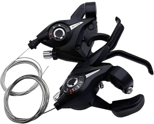 BLASHRD Cycling Disc 21-Gang-Fahrradumsum und Schaltfahrrad 3x7-Schalthebel mit Bremse