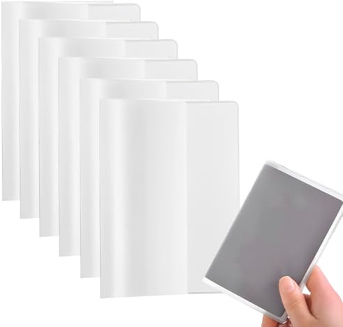 GNALIA 6 Stück Impfausweis Schutzhülle Hülle Impfpass Impfpass Hülle Hülle Impfausweis Pass Hülle Impfpass Bewohnerparkausweis Hülle Für Reisepass Impfausweisschutz(Transparent)