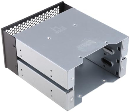 NONDK 3.5 A 5.25 Jaulas para Discos Duros de Discos 2 Unidades de Chasis en la Caja de Disco Duro del Chasis Expansión de Almacenamiento de Computadora