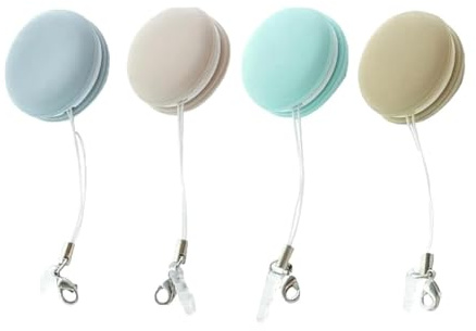 Aboiledy Lot de 4 lingettes nettoyantes préservées pour téléphone portable et écran de téléphone portable, brosse à lunettes, Macaron