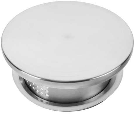 Healvian Couvercle Bec à Acier Inoxydable Argenté et Pichet Eau pour Double Verseur, Remplacement Étanche pour Carafe à Eau Maison Restaurant