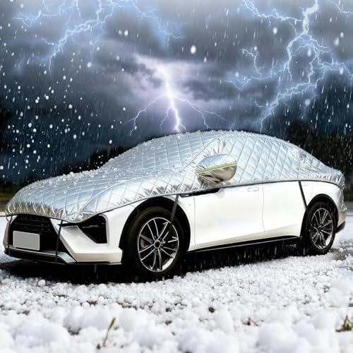 Halbgarage Auto Winter für Mercedes Benz SLK 200R 171，Autogarage Abdeckung, Halbgarage Wasserdicht Autoplane,Faltgarage Auto,Verdickte Schutzdecke