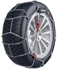 Schneeketten-Set - König CL-10 Schneeketten ADAC TESTSIEGER für 215/70 R15 im Set mit hochwertigen Handschuhen