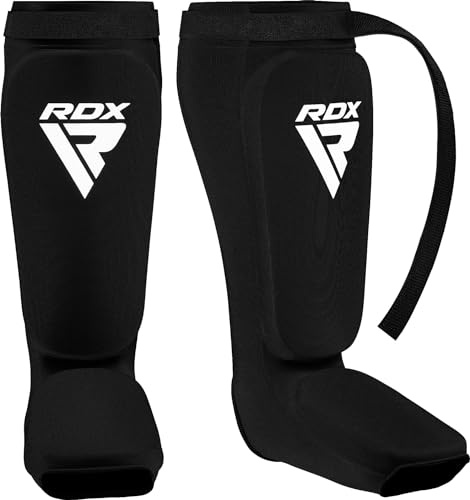 RDX Schienbeinschoner für Kickboxen, Muay Thai, von SATRA zugelassen, Schienbeinschoner, Schutz-Pads, MMA, für Sparring, Boxen, BJJ, Karate, Training