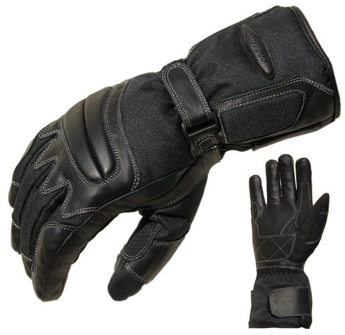 PROANTI Motorradhandschuhe Regen Winter Motorrad Handschuhe Herren Damen (S)