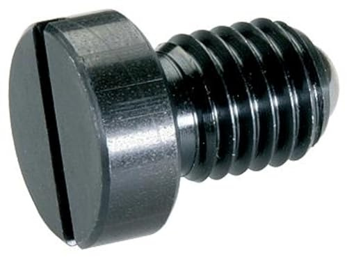 Federndes Druckstück, mit Kugel, Kopf und Schlitz/Automatenstahl, Standard-Federkraft | d1=M8 | 22050.0933