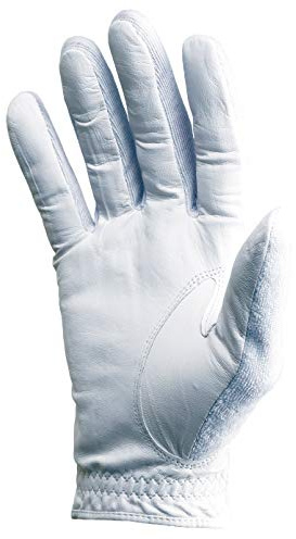 Tourna Tennis Glove-Ladies Full, Finger-Large-Right, White, Model: TGF-L-L-R