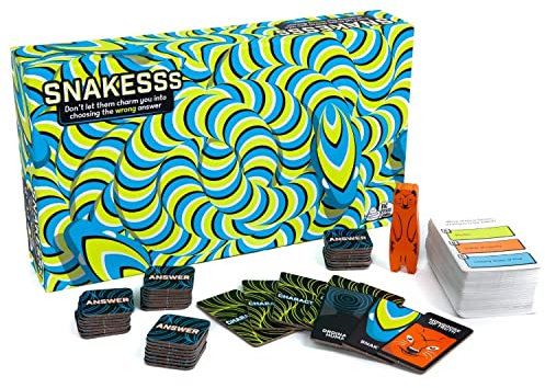 Snakesss: EIN rutschiges Gesellschaftsspiel für Familien und Erwachsene | perfekt für Spieleabend