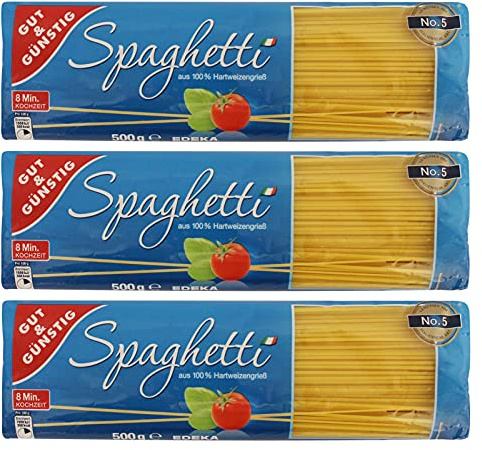 3er Pack Gut & Günstig Nudeln Spaghetti 3 x 500 g