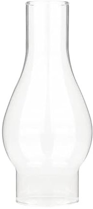 amanigo Glasöllampe transparente Schornsteinersatz -Trichterschild - Lampenschirm for herkömmliche Vintage -Öllampe und Beleuchtung (Size : K)