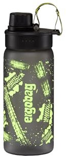 ergobag Trinkflasche BPA-frei 550 ml, auslaufsicher und Kohlensäure geeignet, spülmaschinengeeignet,