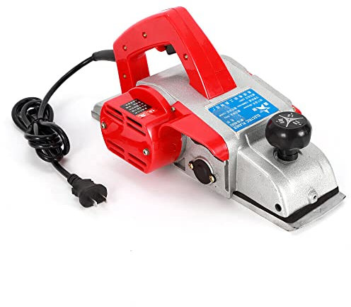 90mm Hobelbreite Elektrischer Holzhobel, 1300W 13000RPM Elektrisch Hobelmaschine Handheld Balkenhobel Elektrohobel für Holzmöbel