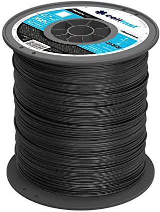 Cellfast Filo per bobina PREMIUM, rotondo, forte e durevole, rinforzato con particelle di alluminio, resistenza alla rottura, all'abrasione e alla fusione, 2,7 mm x 350 mb
