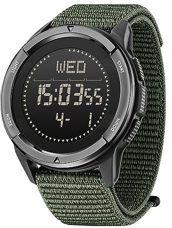 DIERI Digital Sports Smart Watch Ultra Thin Carbon Fiber Strap Waterproof Pedometer Function Outdoor GPS Watch