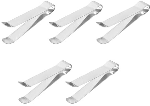 Kichvoe 5stücke Dochtklemme aus Metall Kerzenlöschwerkzeug Praktische Kerzenlöschklammern Metallklemme für Kerze für Tiki-Kerzen Duftkerzen und Stumpenkerzen